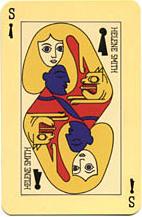 Hlne Smith on a Surrealist playing card