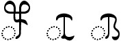 consonant stop modifier sub-glyphs